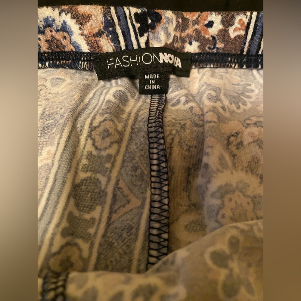 Fashion nova boho flare pants